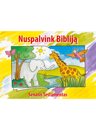 Раскрась Библию 1 (на литовском и английском)