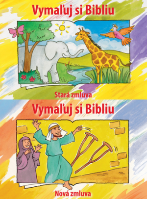 Bible Coloring Book Set (Slovak-Serbian)